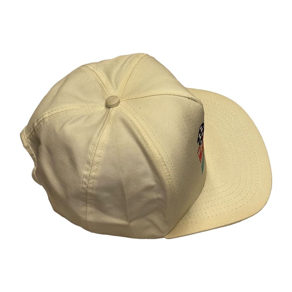 Vintage White Embroidered Nascar Heilig Meyers Racing Snapback Hat Made in USA - Picture 4 of 7